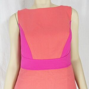 ANN TAYLOR LOFT Sleeveless Color Blocking Boat Neck Dress 4